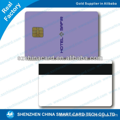 cheap contact pvc smart card with chip